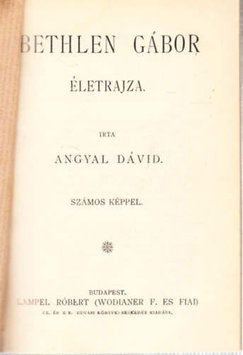 Bethlen Gbor letrajza.