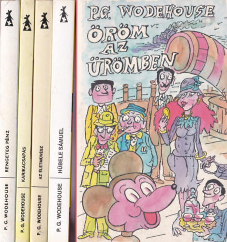 P. G. Wodehouse knyvcsomag 5 db: rm az rmben; Hbele Smuel; Az letmvsz; Karikacsaps; Rengeteg pnz