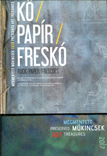 2 db Megmentett M�kincsek:  Preserved Art Treasures 2017 �s Preserved Art Treasures (K� / pap�r / fresk�) 2019
