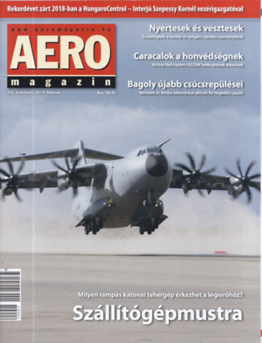 2 db Aero magazin szrvnyszm: 2019/februr + 2019/mjus