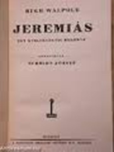 Jeremis (Egy nyolcves fi regnye)