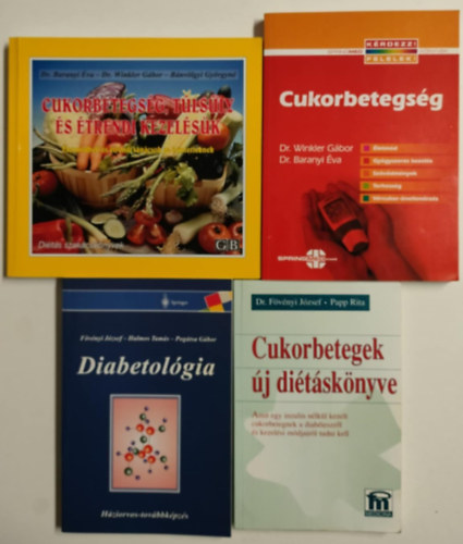 Diabetikus knyvcsomag -Diabetolgia - Cukorbetegek j ditsknyve - Krdezz! Felelek (cukorbetegsg) - Cukorbetegsg, tlsly s trendi kezelsk,
