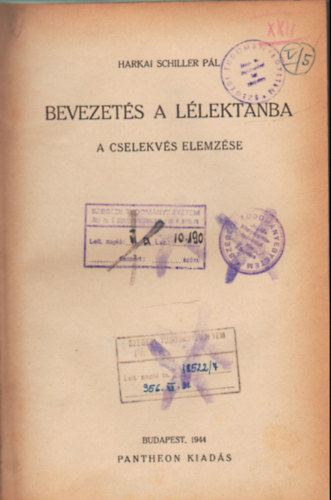 Bevezets a llektanba (a cselekvs elemzse)