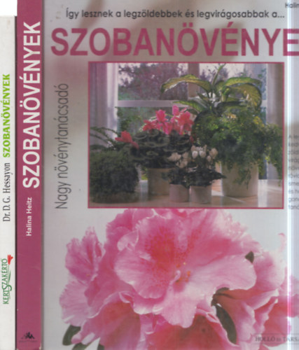 2 db szoban�v�nyes k�nyv: Nagy n�v�nytan�csad� + Kertszak�rt�