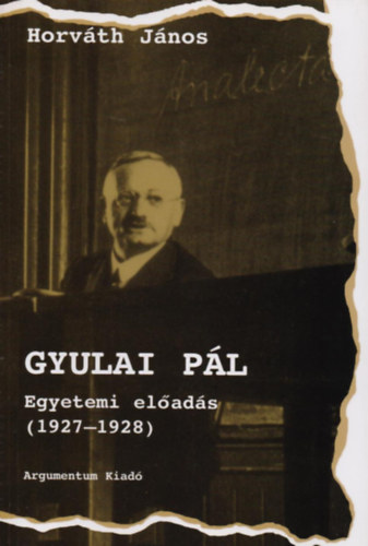 Gyulai Pl - Egyetemi elads 1927-1928