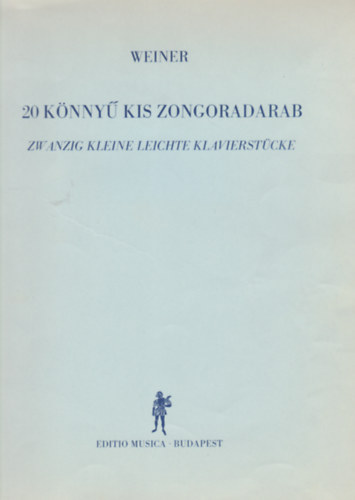20 Knny kis zongoradarab - magyar gyermek- s npdalok