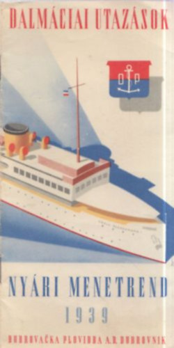 Dalm�ciai utaz�sok (Ny�ri menetrend 1939.)