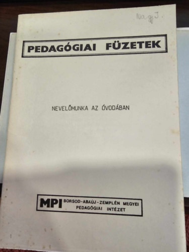 Nevelmunka az vodban - Pedaggiai fzetek