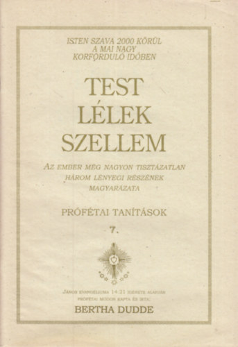 Test, llek, szellem