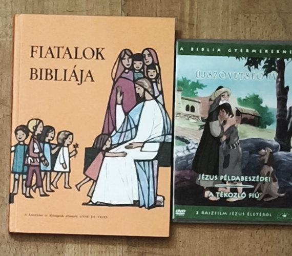 Anne de Vries - Fiatalok Bibli�ja + aj�nd�k DVD-�jsz�vets�g IV.-J�zus p�ldabesz�dei-A t�kozl� fi�