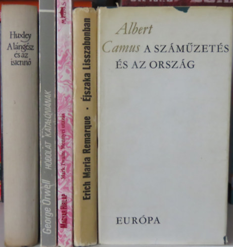 5 db klasszikus: A szmzets s az orszg; jszaka Lisszabonban; Mennyei utazs; Hdolat Katalninak; A lngsz s az istenn