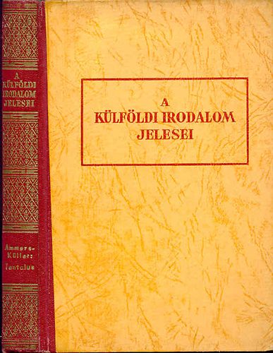 Tantalus ( A K�lf�ldi Irodalom Jelesei)