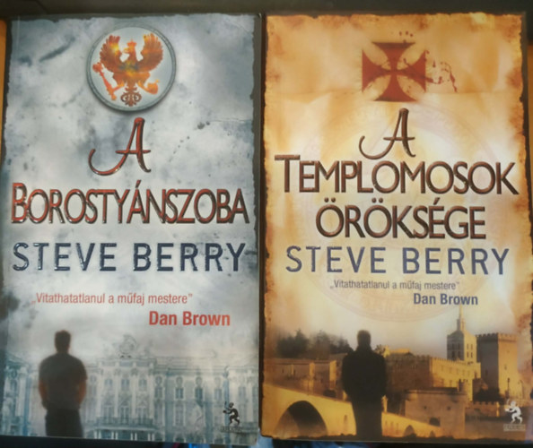 2 db Steve Berry: A borosty�nszoba + A templomosok �r�ks�ge