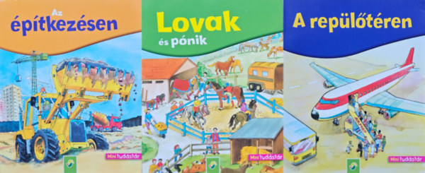 J�rg Besser Lisa Maurer - 3 db Mini tud�st�r ismeretterjeszt�: A rep�l�t�ren + Lovak �s p�nik + Az �p�tkez�sen