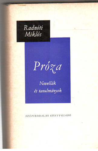 Prza (Novellk s tanulmnyok)