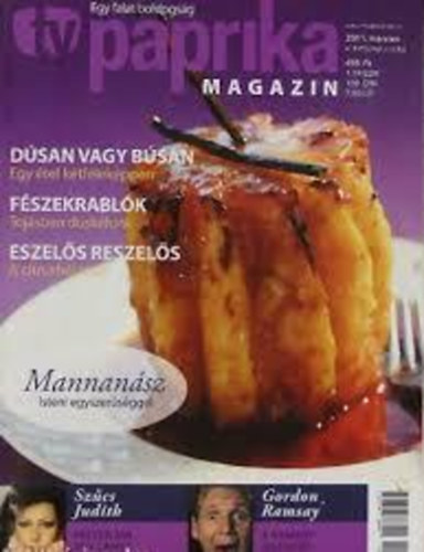 Zsigmond Gbor  (szerk.) - TV Paprika magazin - 2011. mrcius