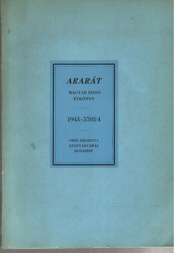 Arart (magyar zsid vknyv 1944-5704/5)