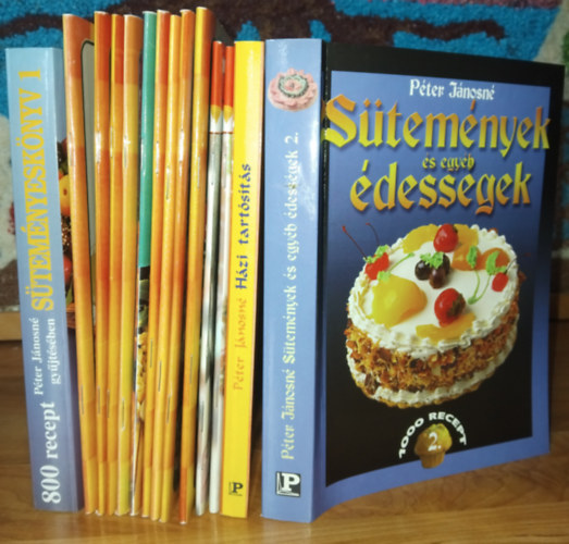 14db szakcsknyv : Stemnyek s egyb dessgek - Stemnyesknyv 1. - Mzesstemnyek - Nyri dessgek, fagylaltok - Stemnyek s desszertek - Knai telek - Hzi tartsts - Befttek, dzsemek - des csemegk - St