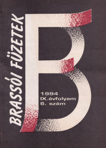 Brassi fzetek 1994 IX. vf. 6. szm