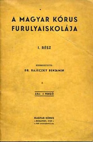 A Magyar Krus furulyaiskolja I. rsz
