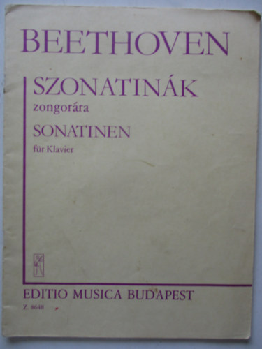 Beethoven szonatin�k zongor�ra