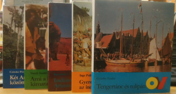 5 db Orsz�g-Vil�g: Ami a h�rad�b�l kimaradt + Indi�nok Ariz�n�ban + Gyere az indi�nok k�z� + K�t Amerika k�z�tt + Tengert�nc �s tulip�n