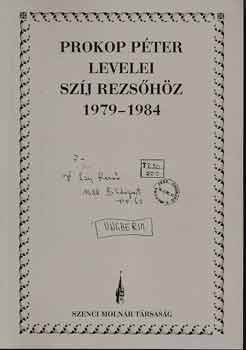 Prokop Pter levelei Szj Rezshz 1979-1984