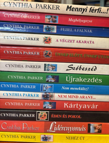 13 db Cynthia Parker romantikus regny