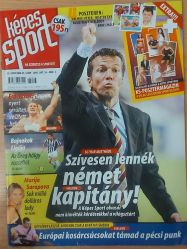 Kpes Sport III. vfolyam 43. szm 2005. okt. 26. - nov 2.