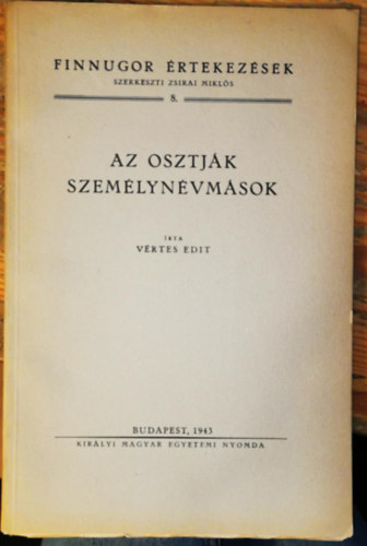 Az osztjk szemlynvmsok
