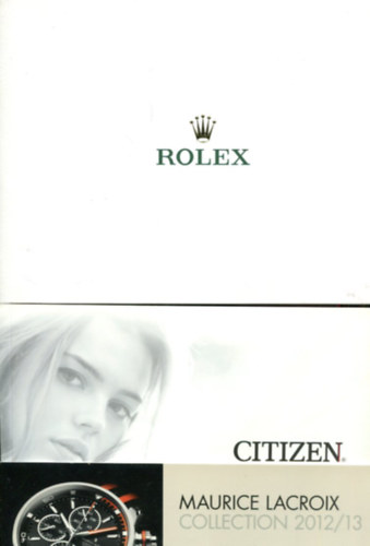 ra katalgusok ( Rolex, Citizen, Maurice Lacroix) 3 db