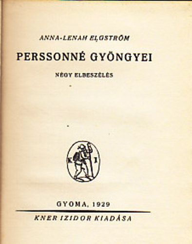 Perssonn gyngyei