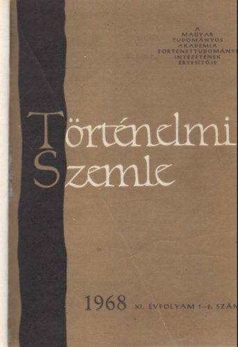 Trtnelmi szemle 1968 ( Teljes vfolyam 1-4 szm, egybektve )