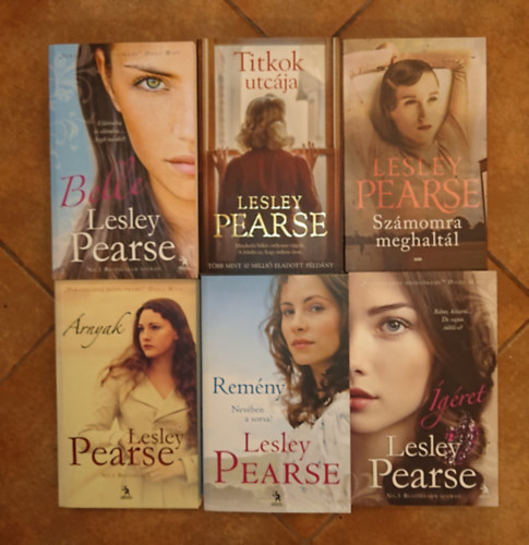 6 romantikus reg�ny Lesley Pearse-t�l: �rnyak, �g�ret, Rem�ny, Sz�momra meghalt�l, Belle, Titkok utc�ja