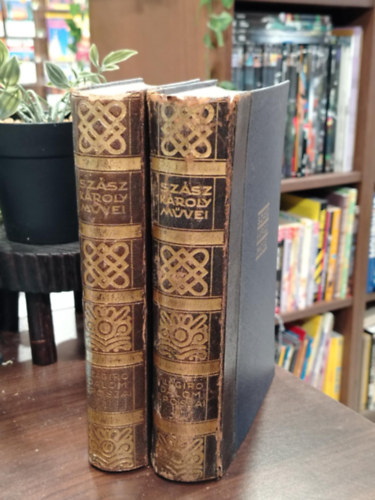 A vil�girodalom nagy �poszai I-II. (Sz�sz K�roly m�vei) - kiad�i aranyozott f�lb�r k�t�s