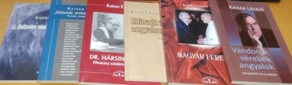 Kaiser Lszl - 6 db Kaiser Lszl: A fekete emberek; "ldassl, emberi Verejtk"; Dr. Hrsing Lajos; Elfradt sszes angyalunk; Magyar Ferenc; Vndorok, vrebek, angyalok