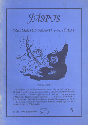 Bicz Ivn  (szerk.) - Jspis - Szellemtudomnyi folyirat - II. vf. - 1991. szeptember - 5.
