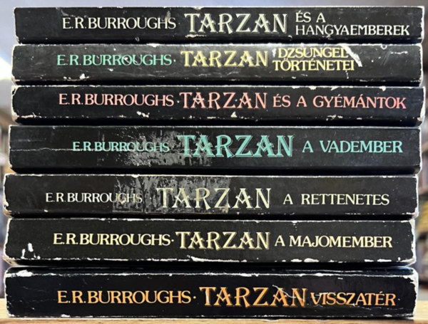 Edgar Rice Burroughs - 7 db Tarzan ktet