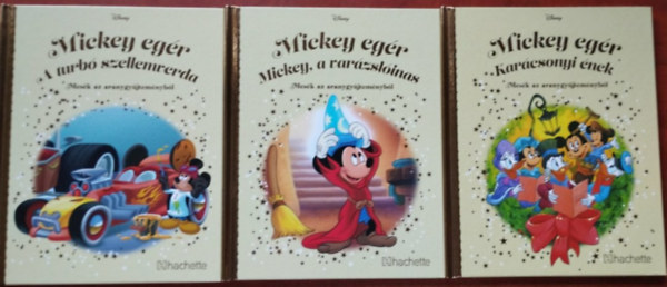 3db Micky egr knyv:Karcsonyi nek,a varzslinas,A turb szellemverda