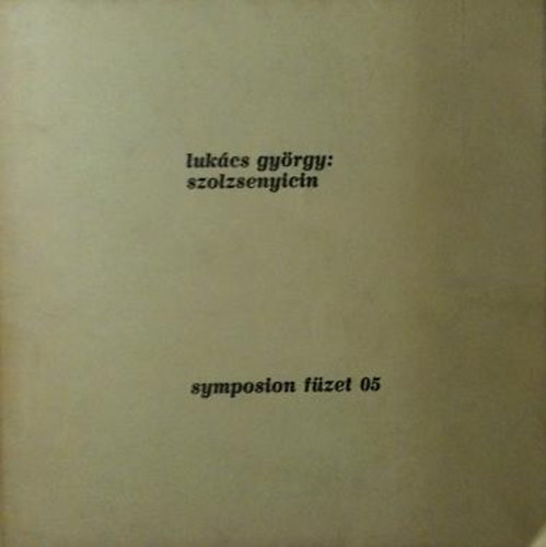 Szolzsenyicin reg�nyei