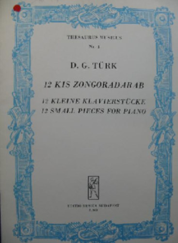 D. G. Trk - 12 kis zongoradarab