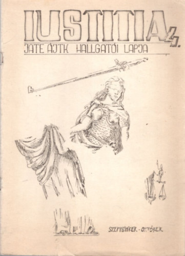 Iustitia 4. - JATE JTK hallgati lapja 1988 szeptember-oktber