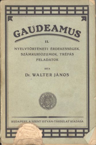 Gaudeamus II-III.