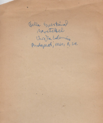 Shakespeare - Tolsztoj - M�ricz Zsigmond. (K�l�nlenyomat a Vil�girodalmi Figyel� 1960. �vi 2. sz�m�b�l.)