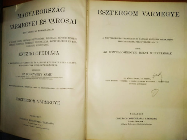 Magyarorsz�g v�rmegy�i �s v�rosai: Esztergom v�rmegye