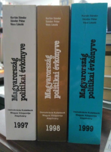 3 db Magyarorszg politikai vknyve 1997+1998+1999 vszmok
