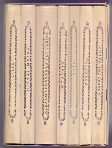 Csokonai Vit�z Mih�ly po�tai munk�i I-VII. (Hasonm�s kiad�s - K�s�r�f�zettel, tokban)