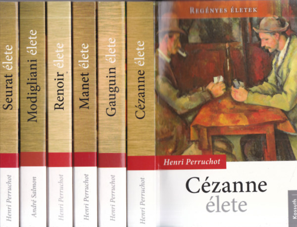 6 db. Regnyes letek (Czanne lete + Gauguin lete + Manet lete + Renoir lete + Modigliani lete + Seurat lete)