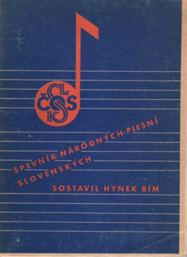 Spevn�k N�rodnych Piesn� Slovenskych