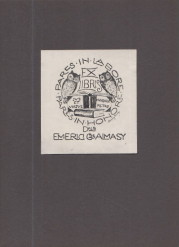 Ex Libris- Almsy Imre (1868-1929)